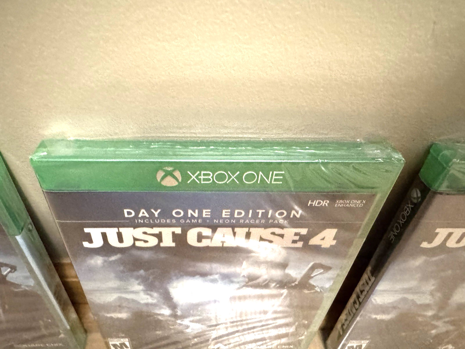 Lot of 3 Xbox One Games Just Cause 4 Day One NEW SEALED