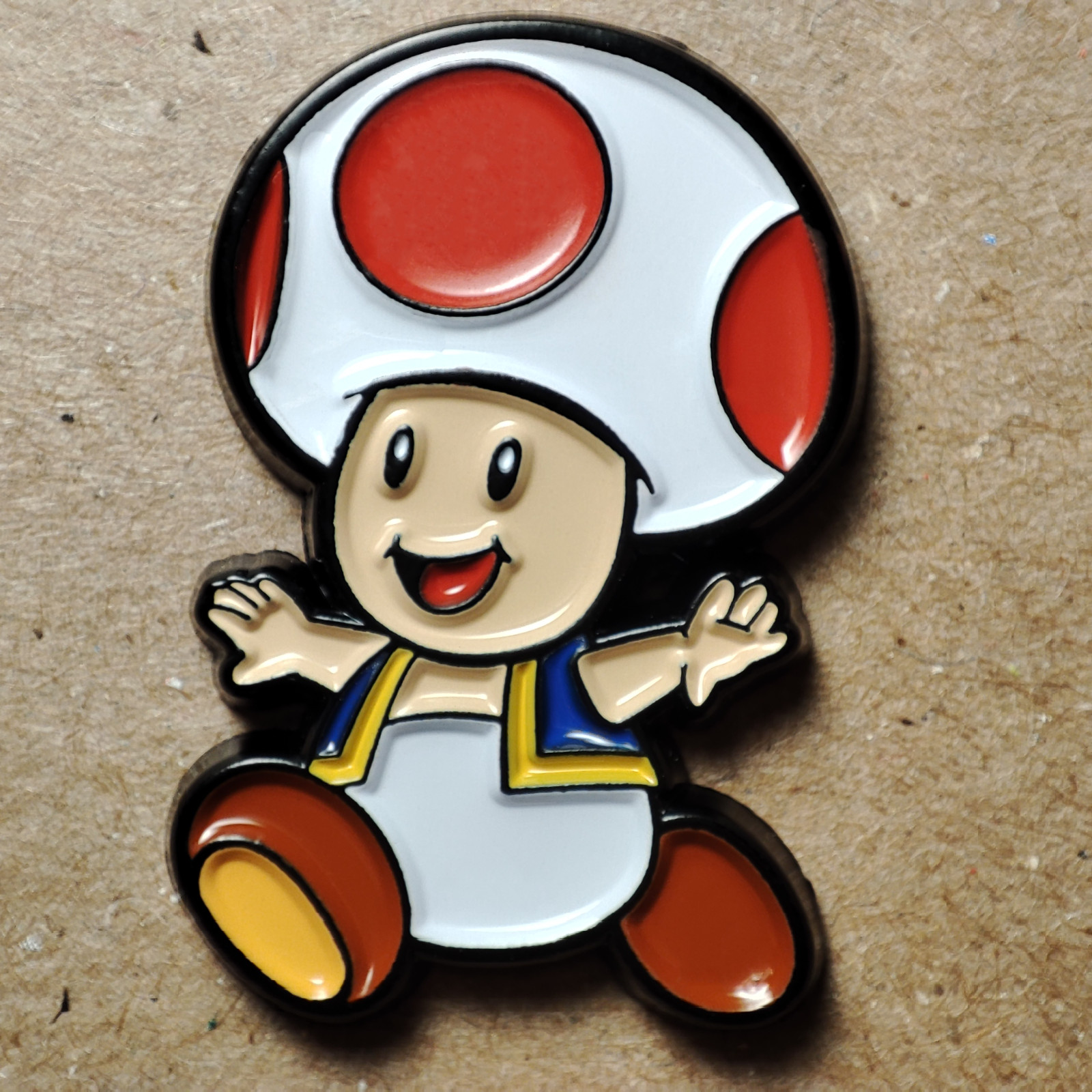 Super Mario Series 1 Toad Official Nintendo Enamel Lapel Pin Brooch