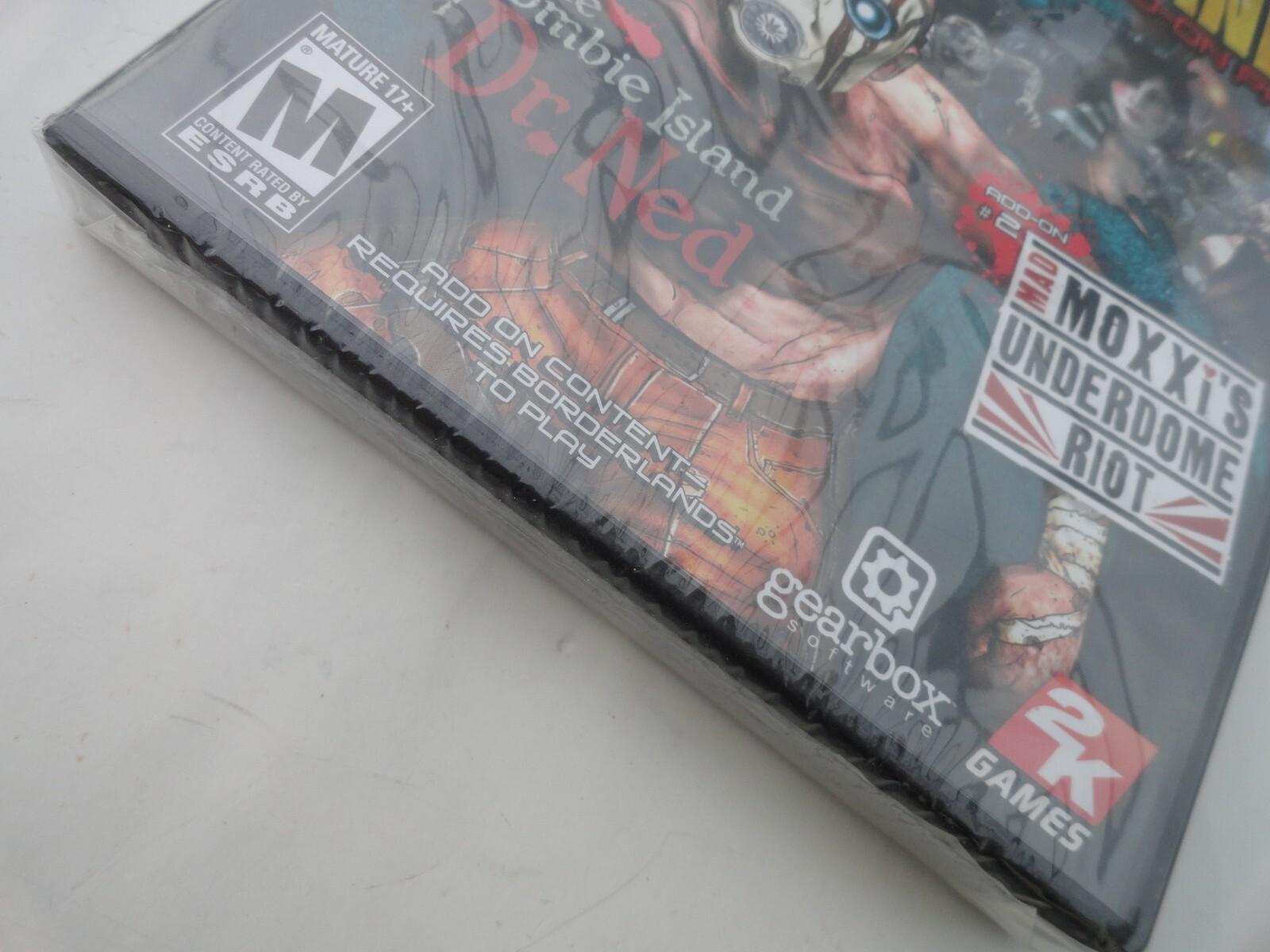 Borderlands Double Game Add-On Pack Zombie Island of Dr Ned & Mad Moxxi’s PC DVD