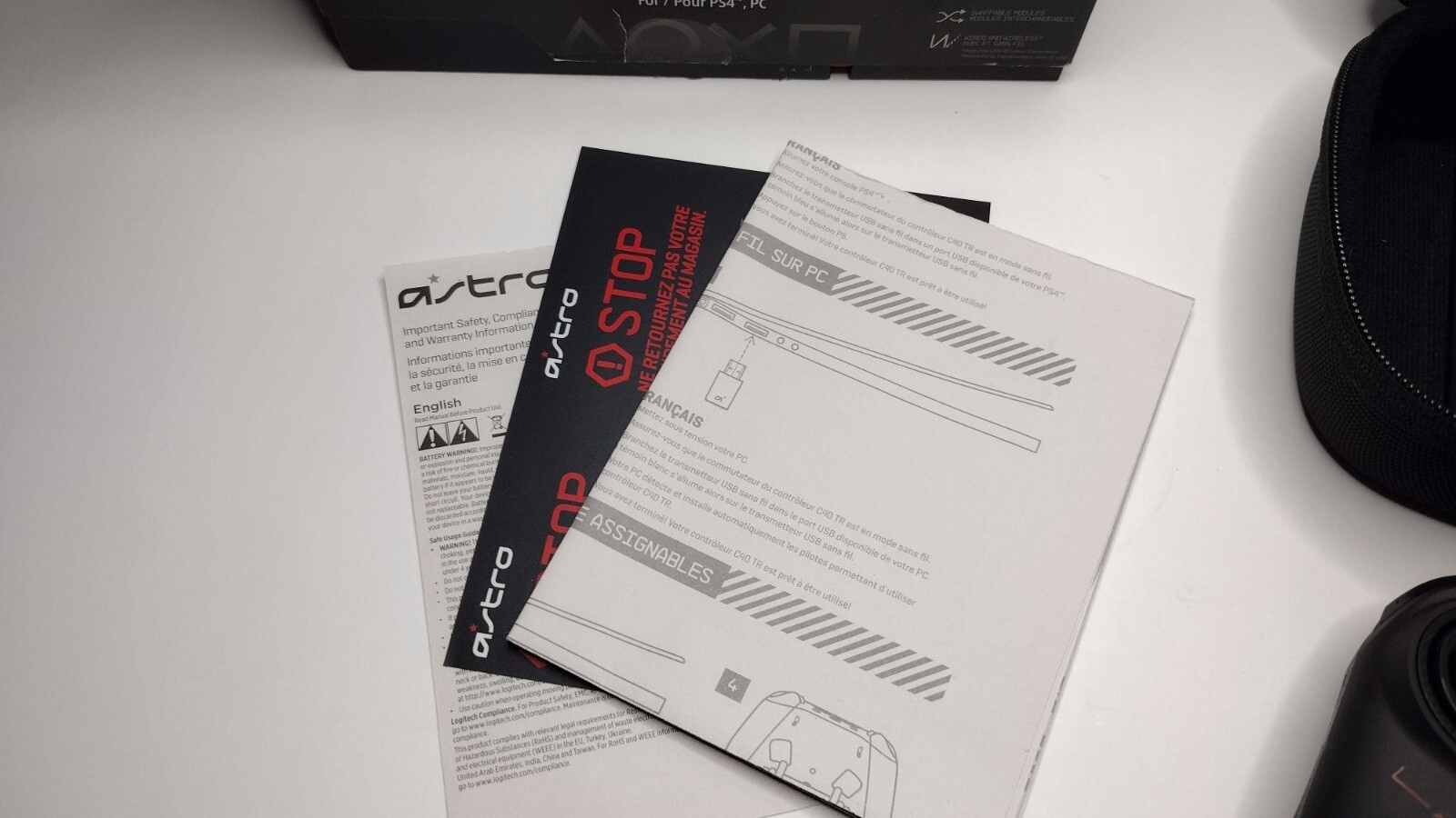 ASTRO Gaming C40 TR Controller For PS4/PC. No Joystick Drift – Great Condition!