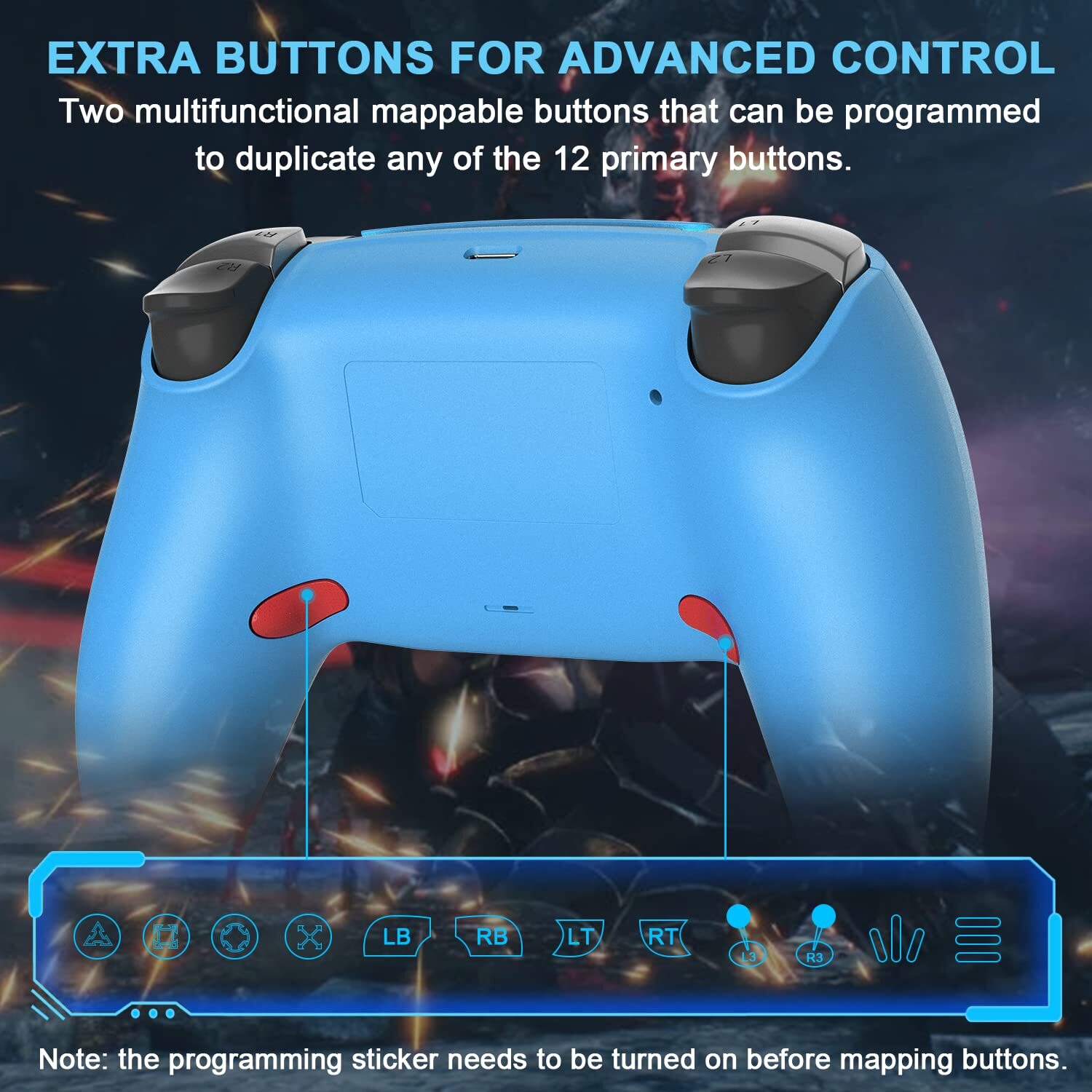 Elite Wireless Controller For Sony PlayStation PS4 Gamepad w/ Turbo Paddle & All