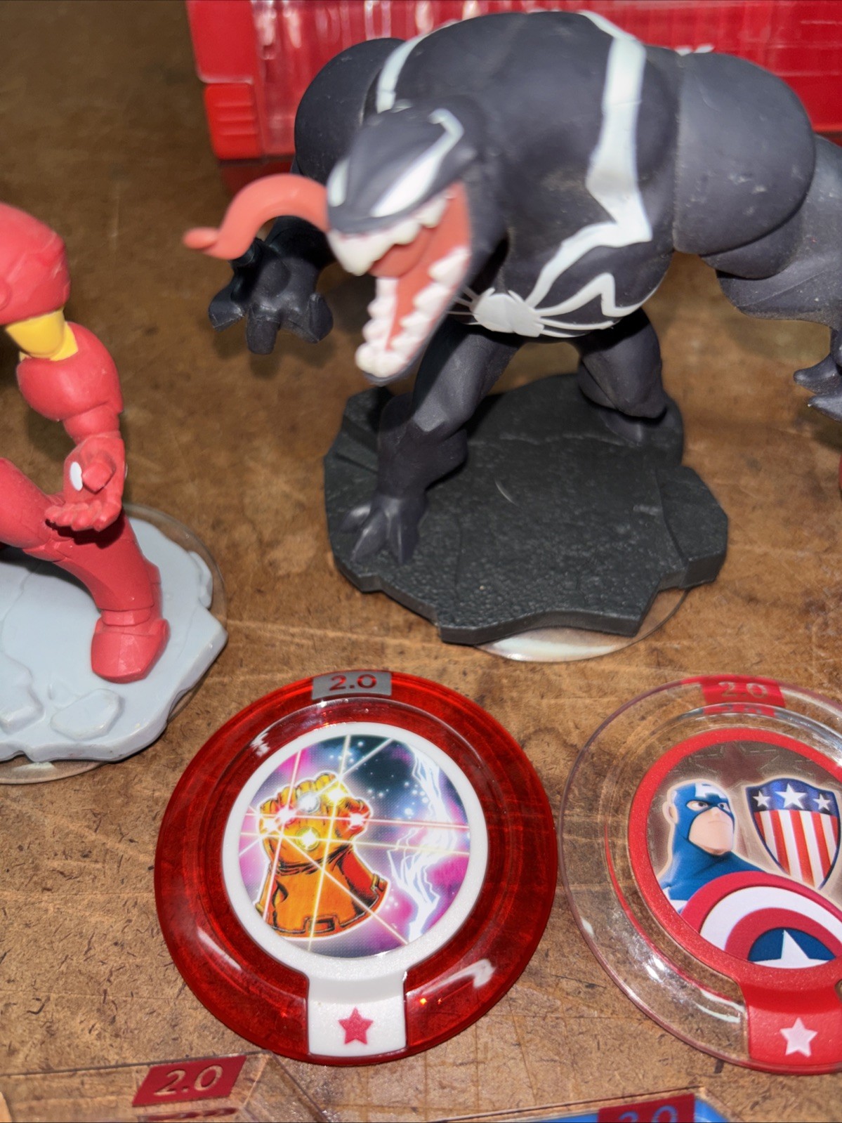 Disney Infinity Stars Wars Marvel Super Heroes Lot Power Discs 29 Pieces EUC