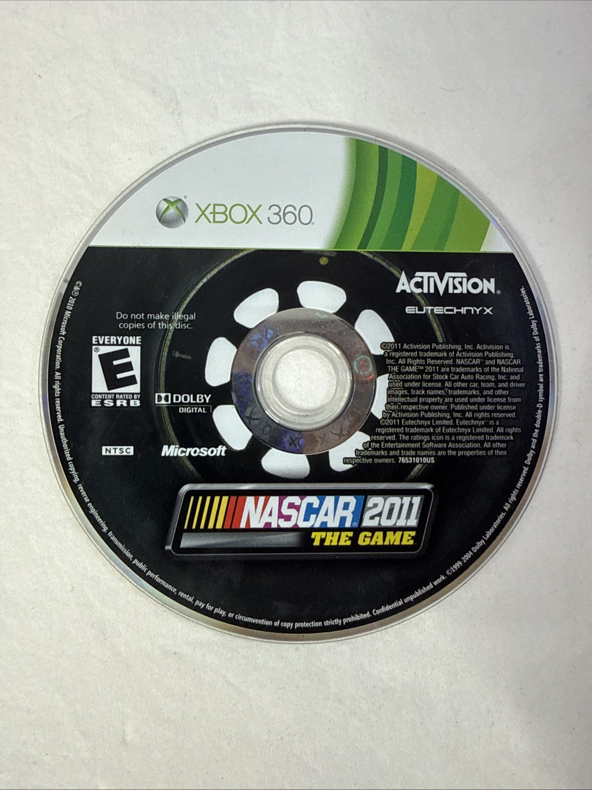 NASCAR The Game 2011 (Xbox 360, 2011) Complete Tested Working – Free Ship