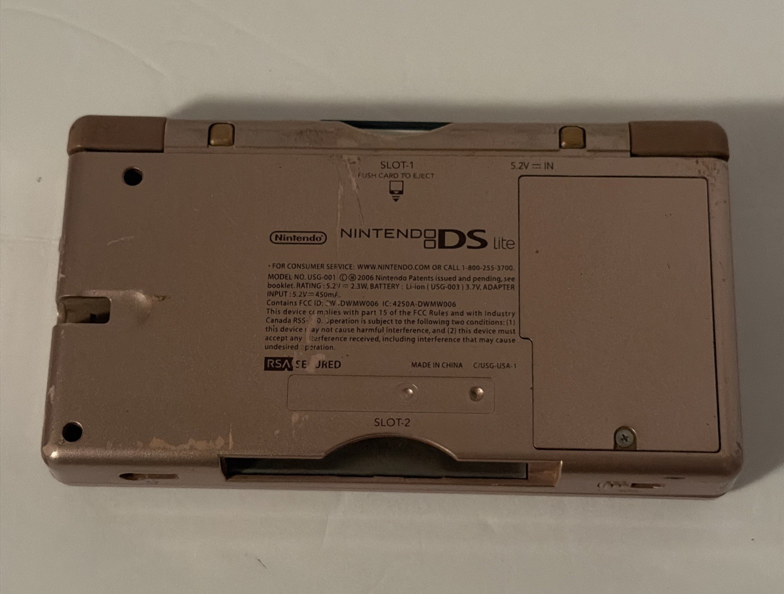 Coral Nintendo DS Lite Tested Works