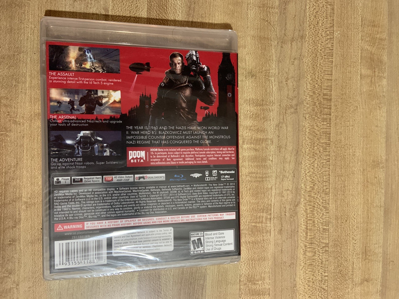 Wolfenstein: The New Order (Sony PlayStation 3, 2014)