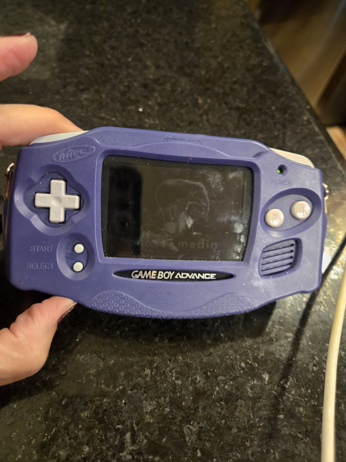 Nintendo Game Boy Advance GBA Console Indigo Purple – GOOD 100% OM