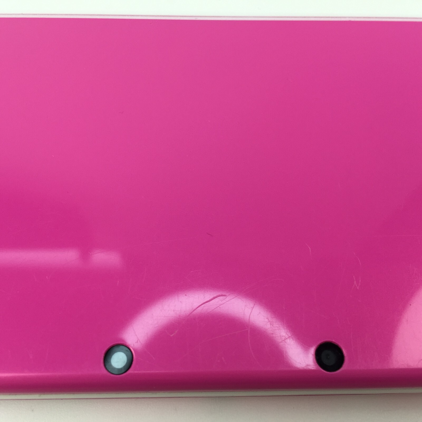 【Very Good】Nintendo New 3DS LL Pink x White Console ONLY Japanese Edition #dj06