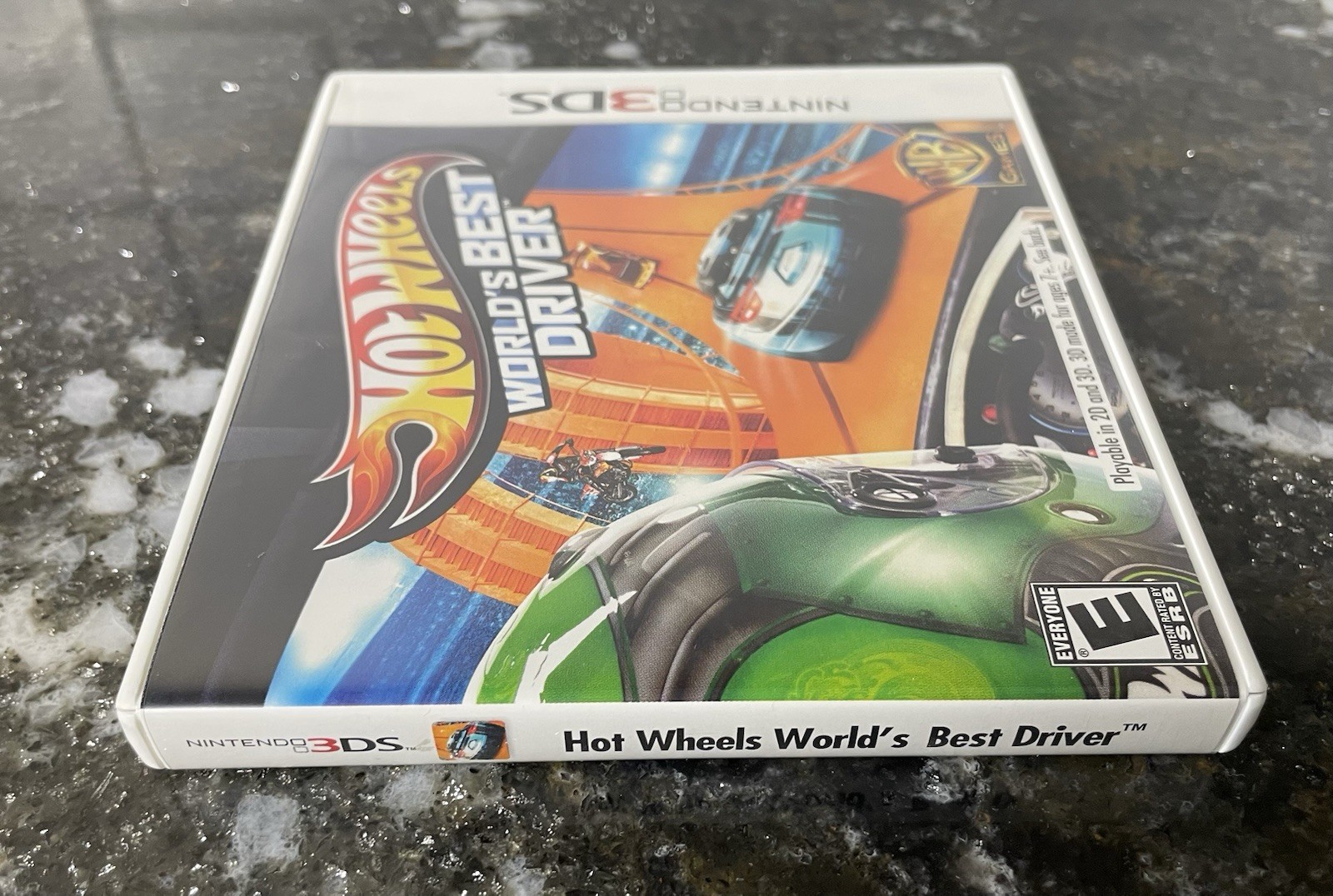 Hot Wheels: World’s Best Driver (Nintendo 3DS, 2013) COMPLETE CIB NICE!!