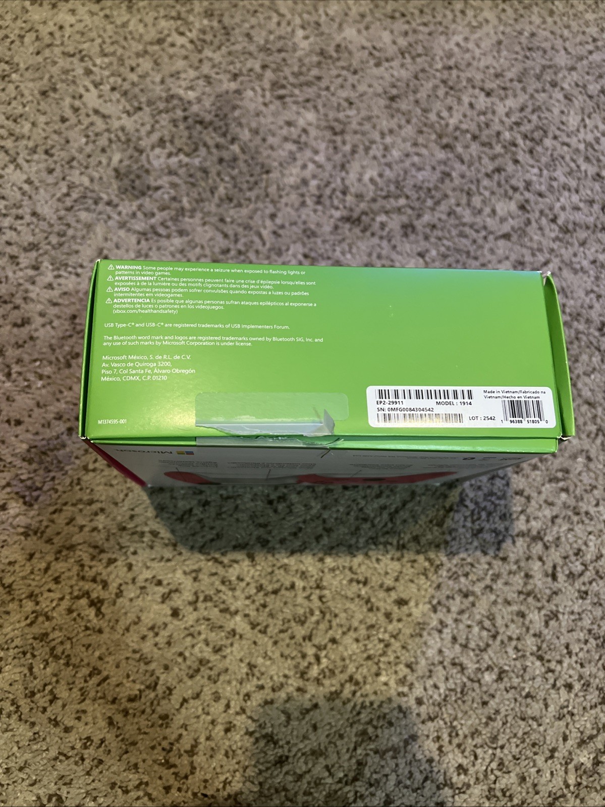 Xbox Series X|S Special Edition Controller Deep Pink Box Only