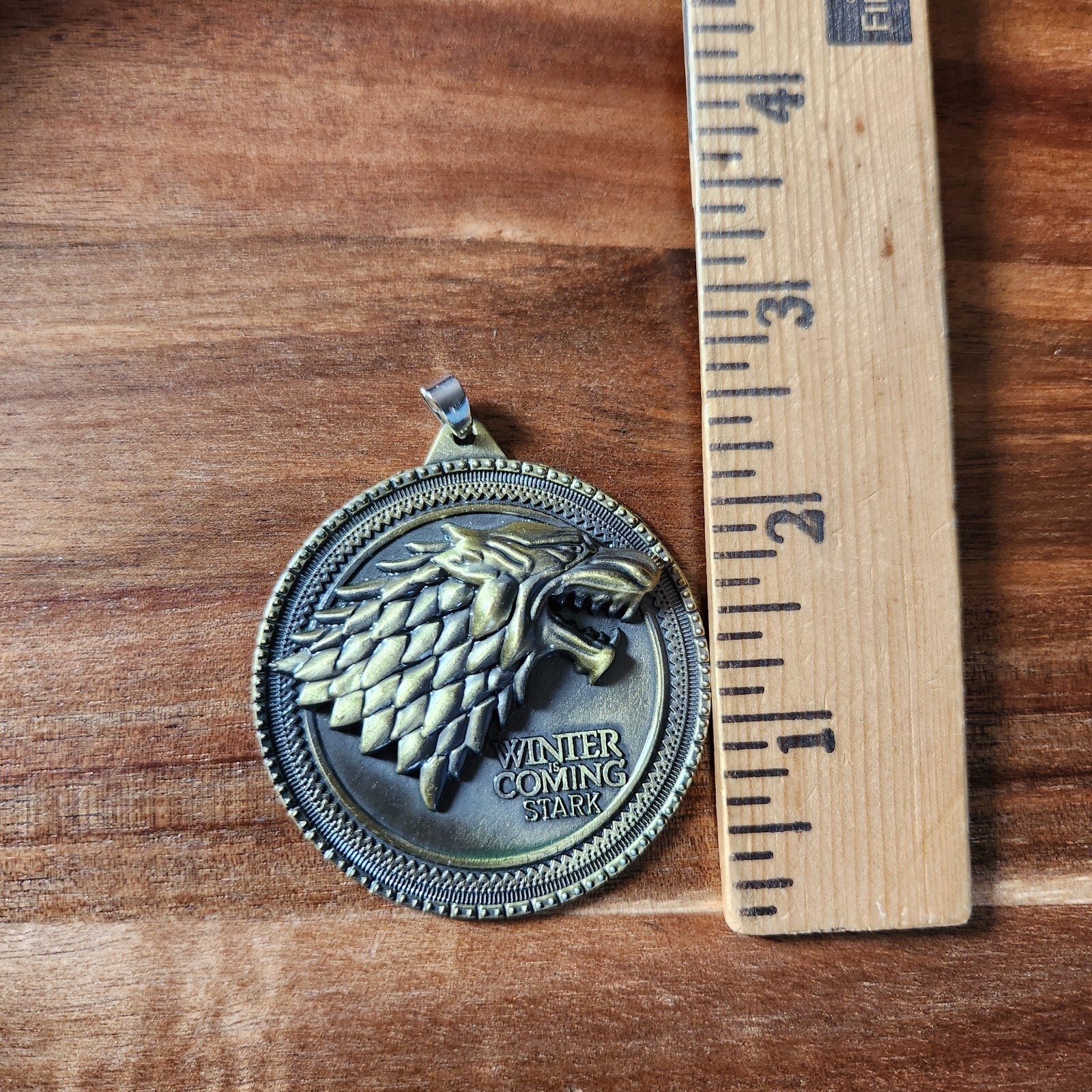 Game of Thrones House Stark Challenge Coin Winter is Coming 2012