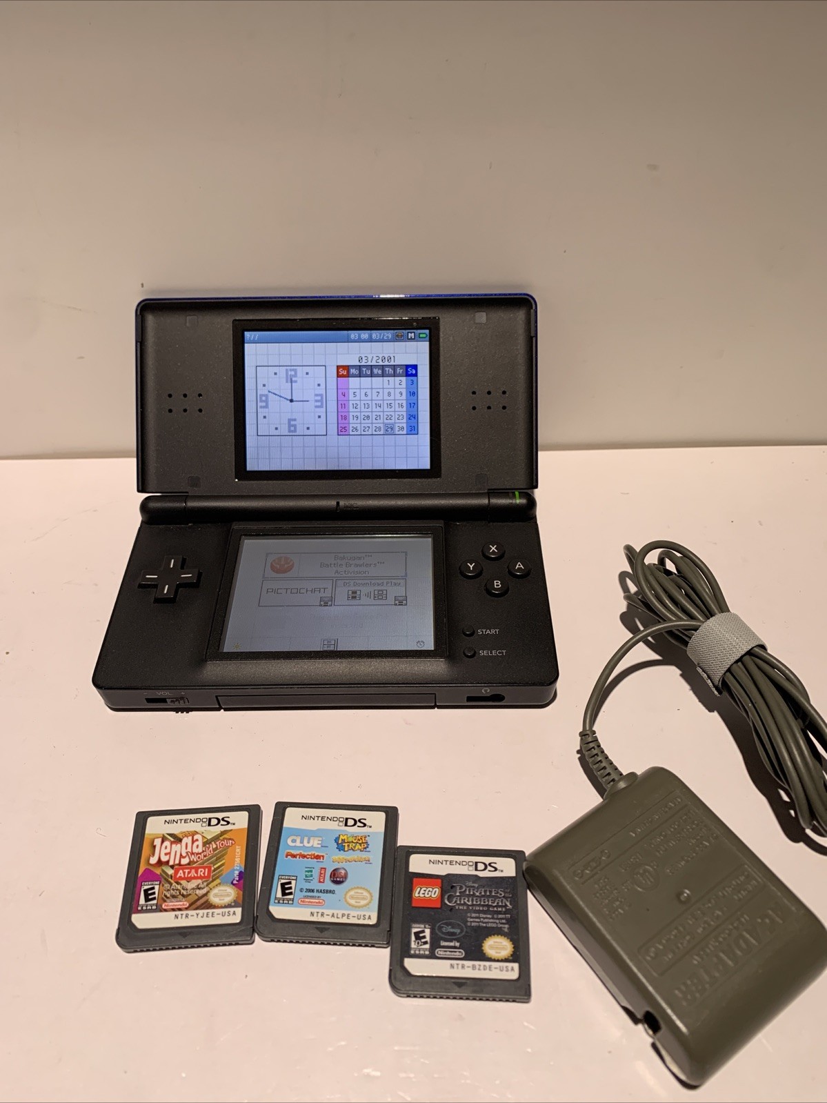 Nintendo DS Lite BLUE Used Working With Charger