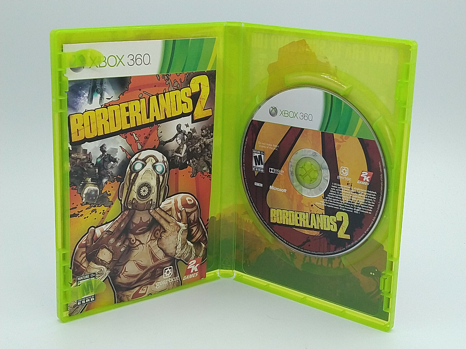 Borderlands 2 Xbox 360 Game W/manual Tested