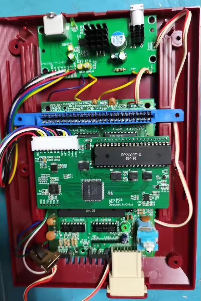 Lava RGB 2.0 Mod Kit For NES Famicom Video Upgrade Board 24-Bit RGBS S-Video