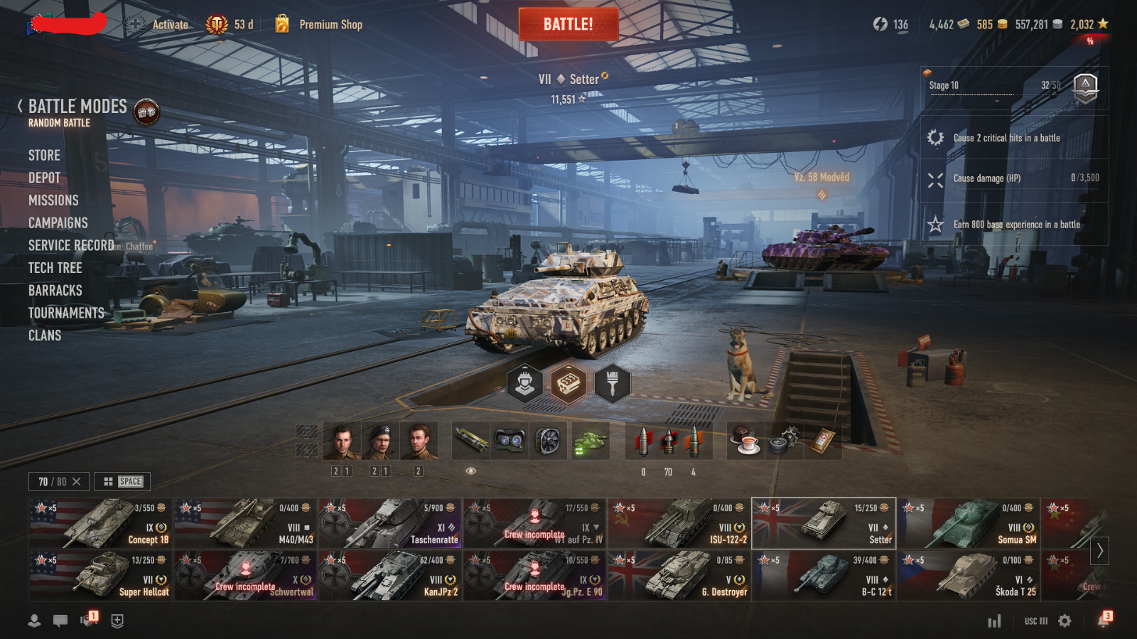 World of Tanks NA Concept 1 B,Schwertwal , EBR 75 FL 10, Tier 11s premiums and m
