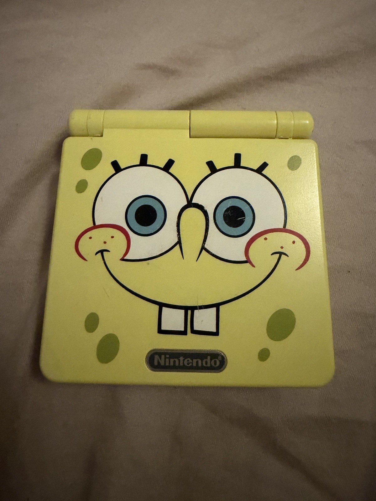 Nintendo Game Boy Advance SP Handheld System AGS-101 Spongebob Edition Console!