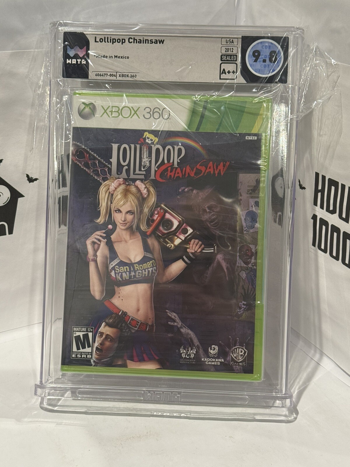 Lollipop Chainsaw (Microsoft Xbox 360, 2012) Sealed Graded Wata 9.8 A++