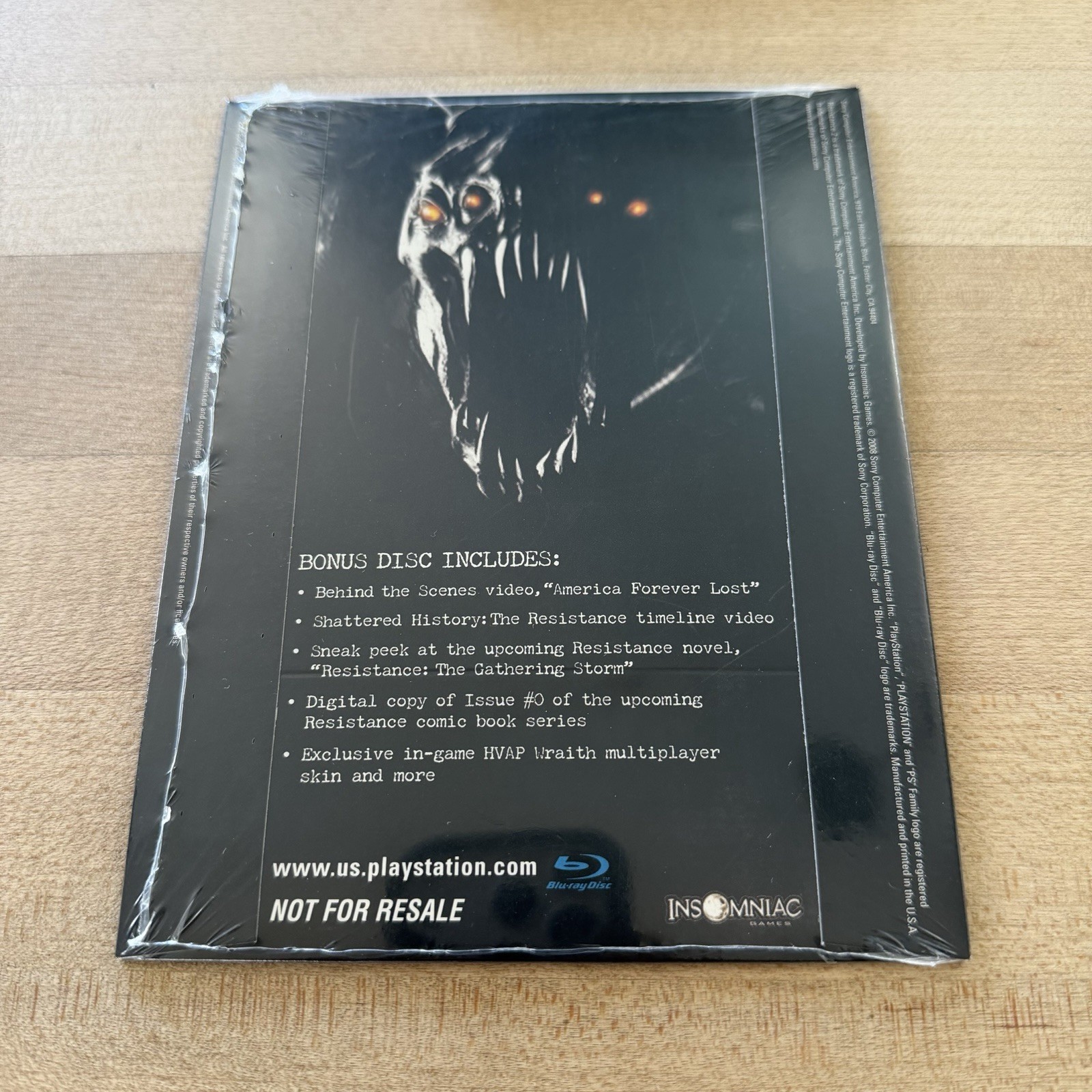 Resistance 2 – Collector’s Edition PS3 (Game, Booklet & Bonus Disc Only)