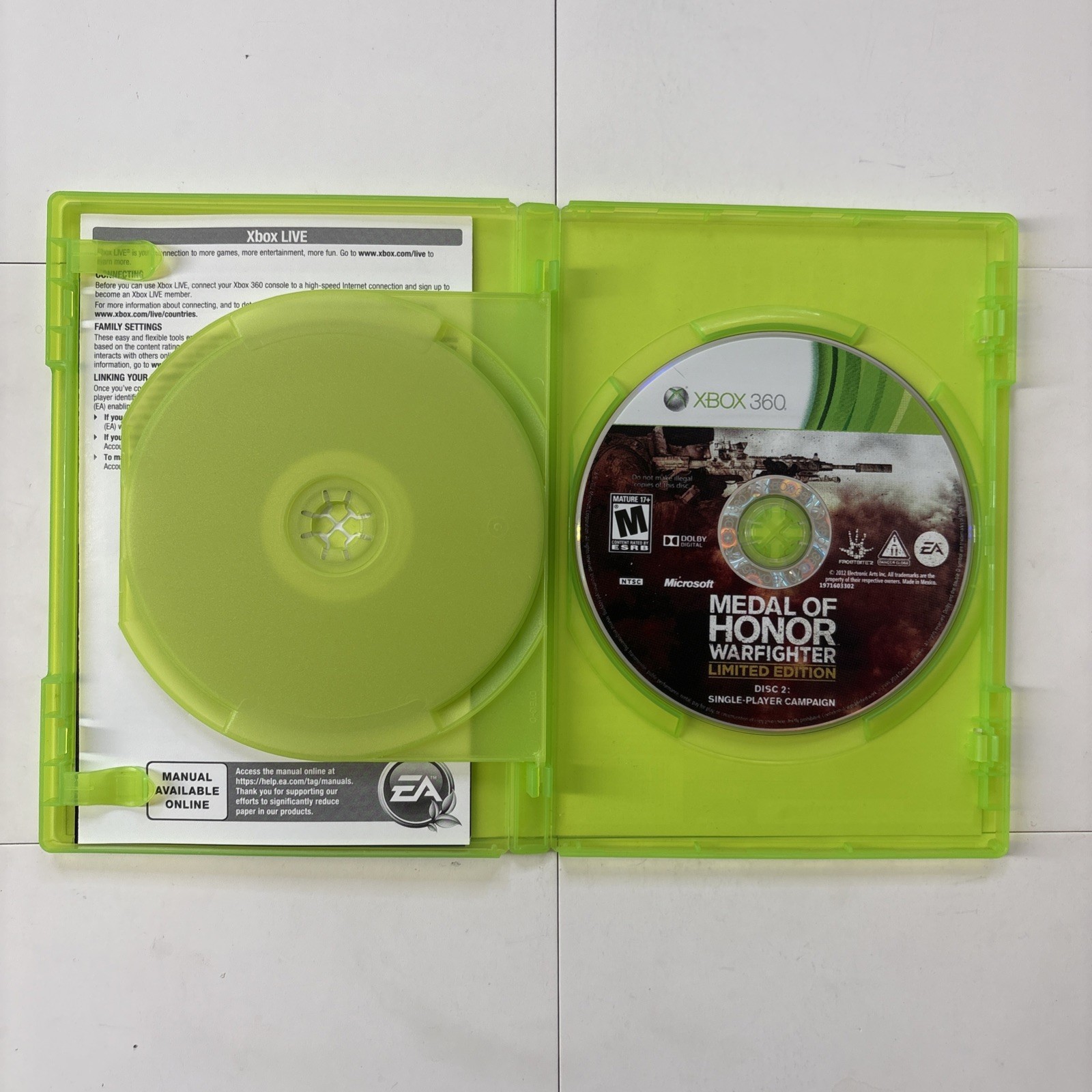 Medal of Honor Warfighter Limited Edition (Xbox 360) CIB Tested