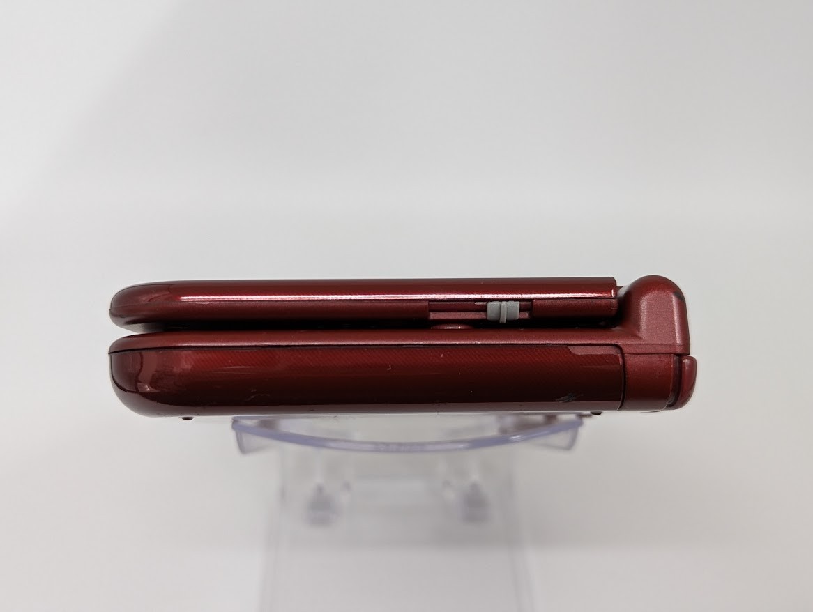 B104 Nintendo new 3DS LL XL console Metallic Red Japan w/pouch adapter fx