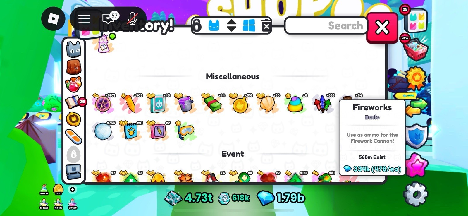Pet SIM 99 PS99 Inventory Rares Huges✨ Fast Delivery ✅