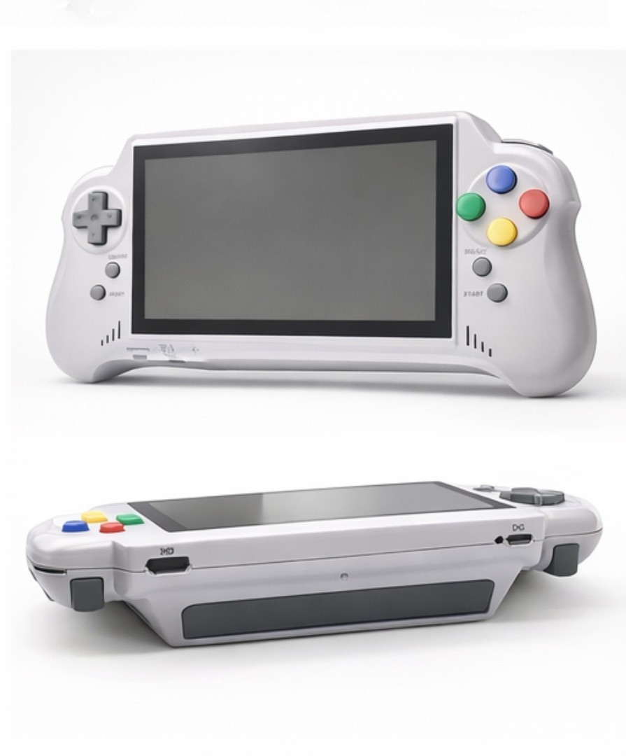 NEW 16-Bit NINTENDO SNES Compatible Handheld Console 7″ LCD HD Output w/ 2