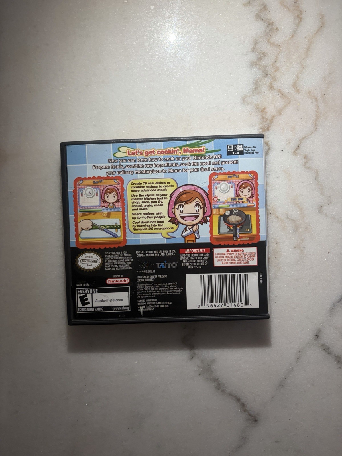 Cooking Mama (Nintendo DS, 2006) – CIB Complete in Box – Tested Working
