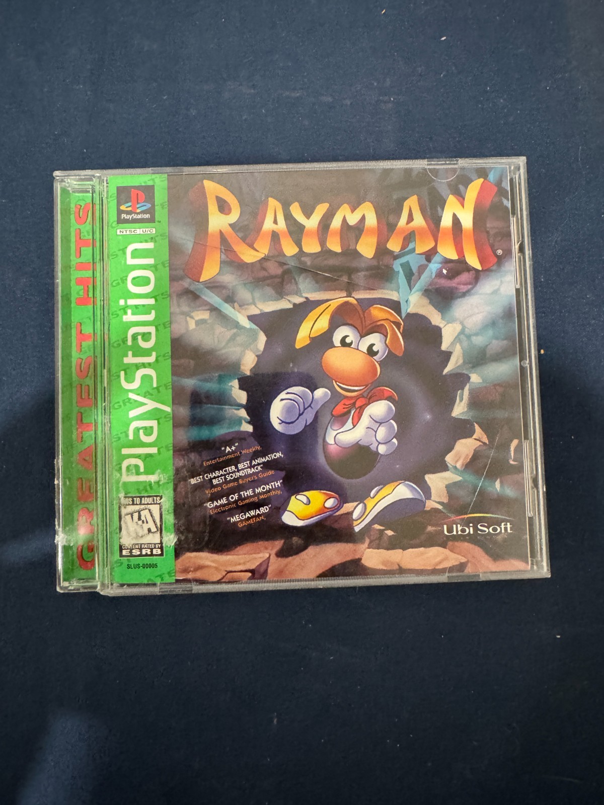 Rayman (Sony PlayStation 1, 1995) – COMPLETE, TESTED