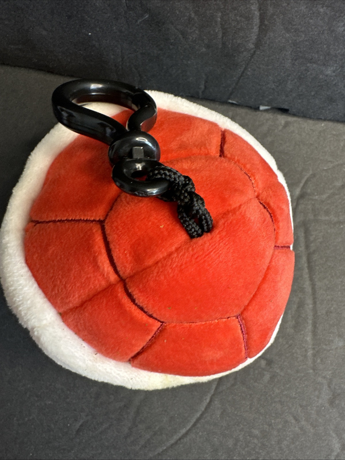 Nintendo Club Mocchi Mocchi Red Turtle Shell Plush Backpack Clip