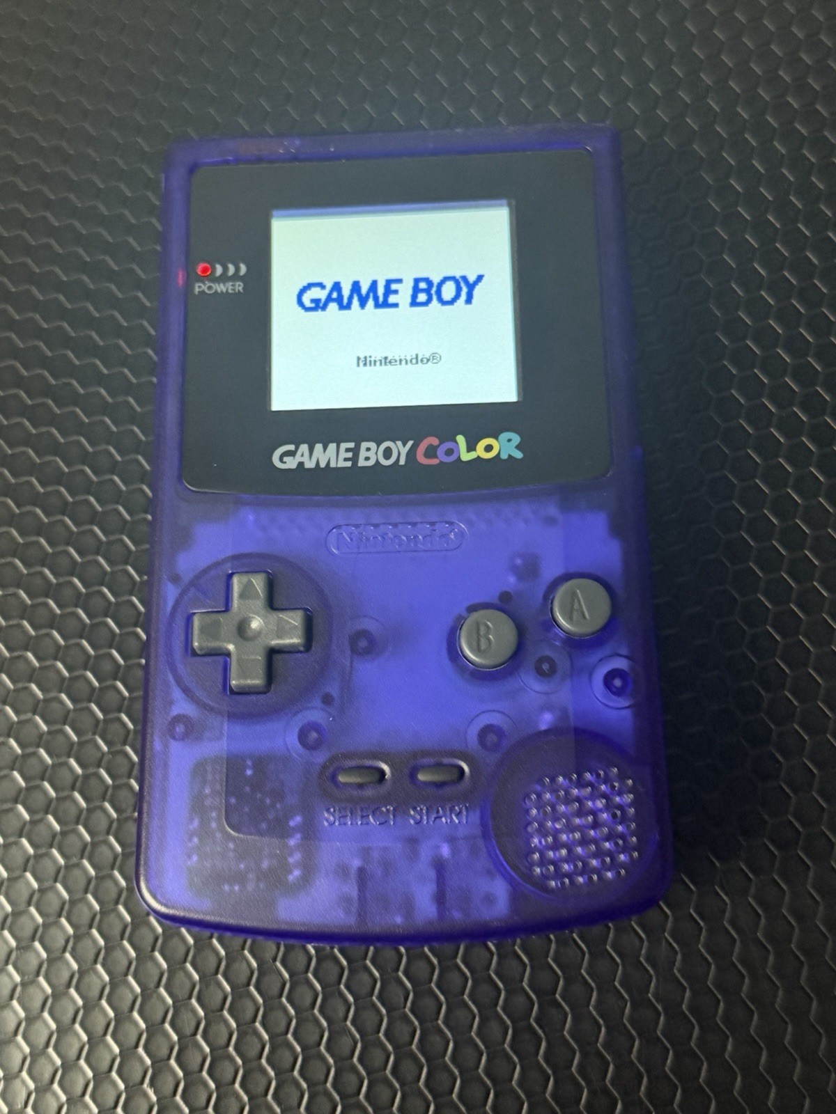 Nintendo Game Boy Color Console Purple – Backlit IPS Screen