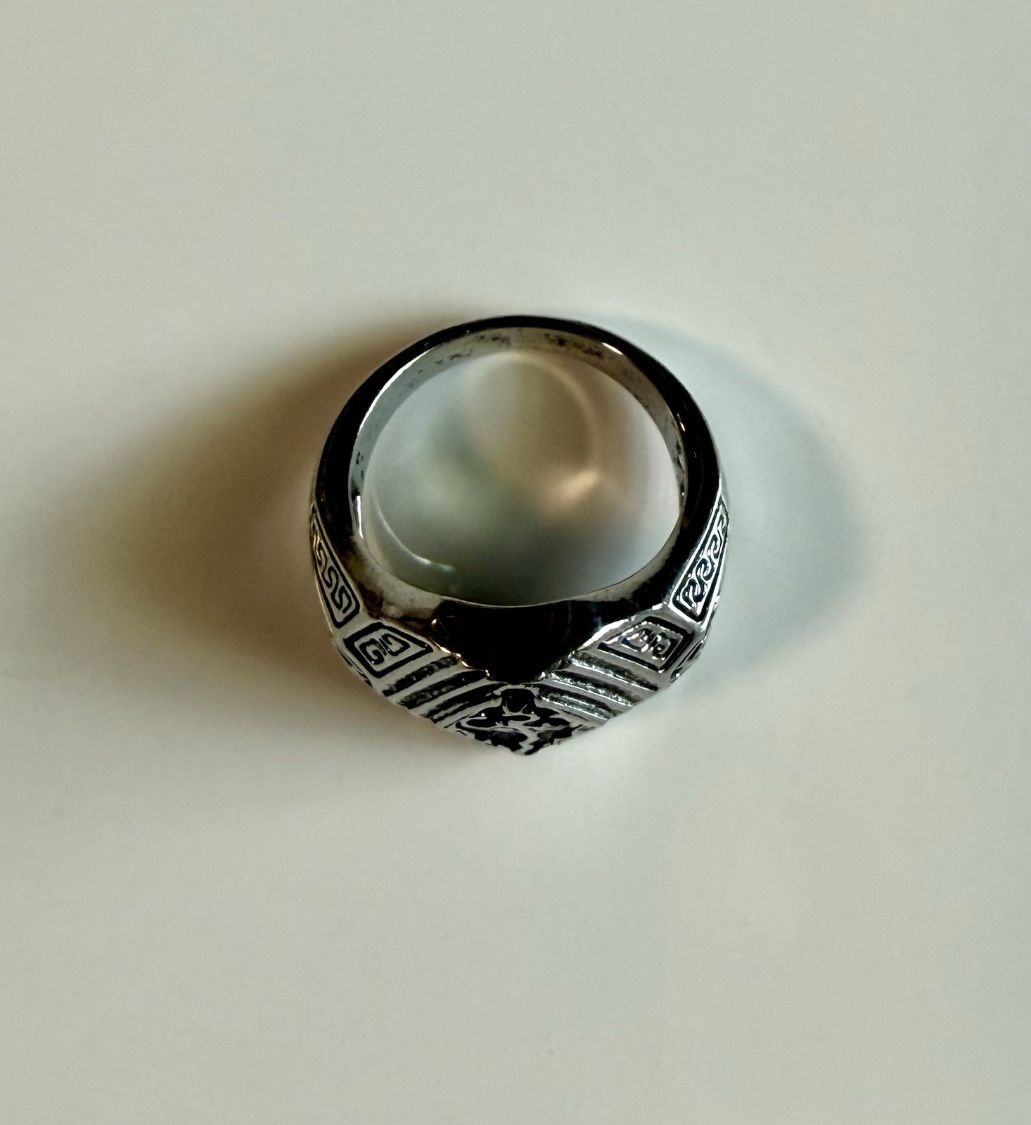 SKYRIM (The Elder Scrolls IV Oblivion) Stainless Metal Pendant With Chain & Ring