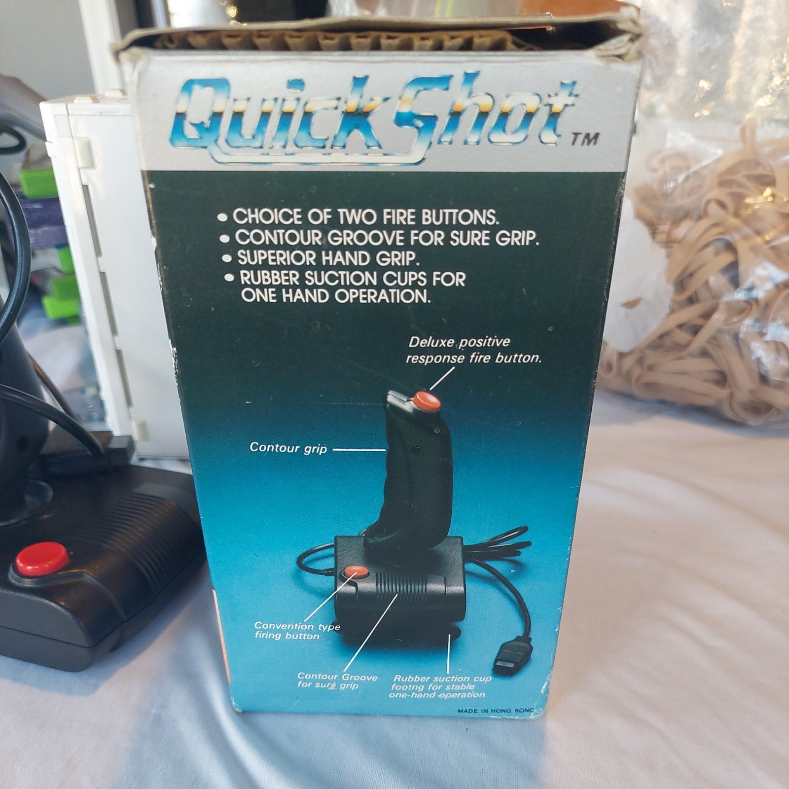 QUICKSHOT I JOYSTICK In Box 318-101 SPECTRAVISION COMMODORE & ATARI SYSTEMS