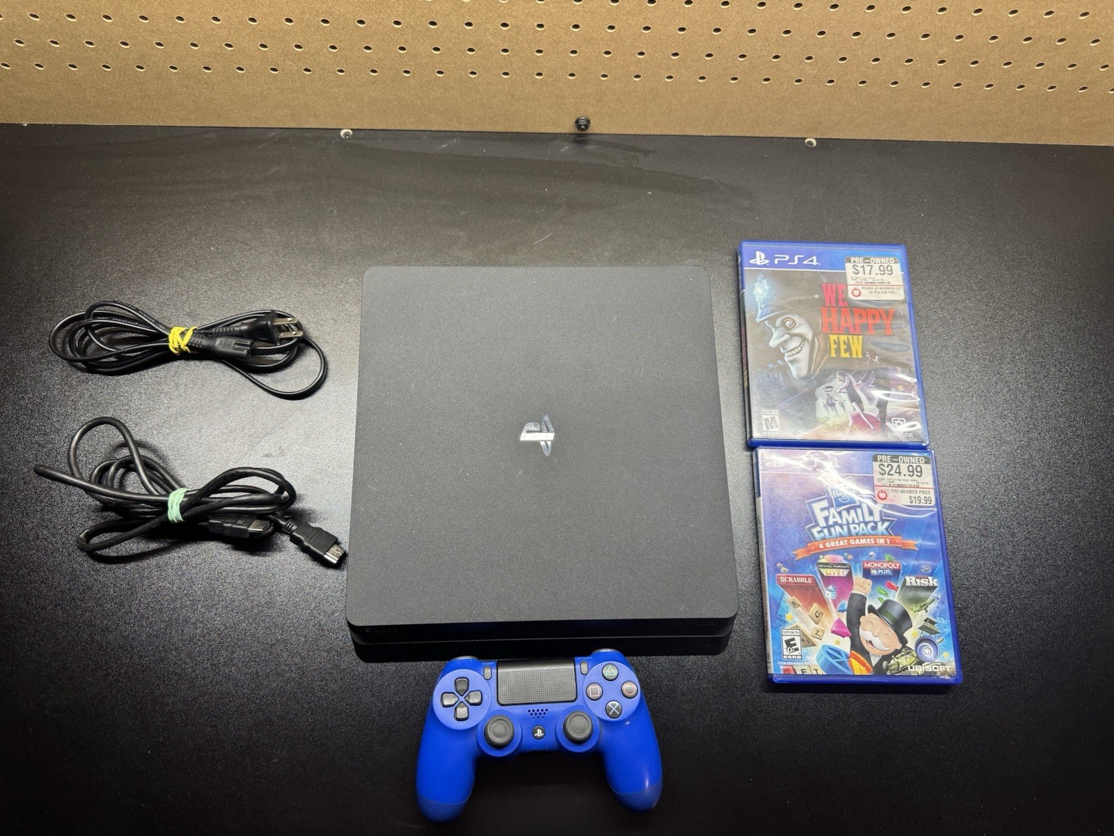 Sony PlayStation 4 Slim 500GB Gaming Console with Controller – Black