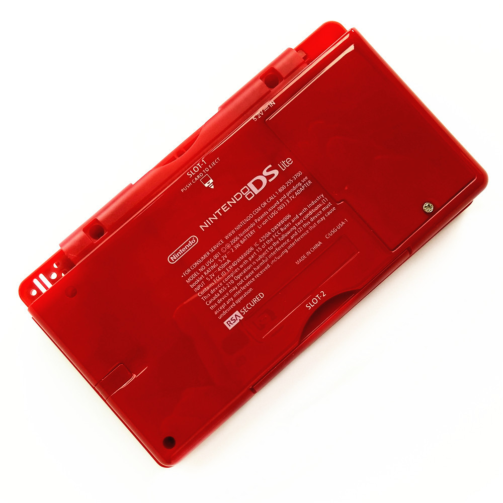 Mario Red Housing Shell Case Kit for DS Lite, NDSL DSL Casing Repair Part