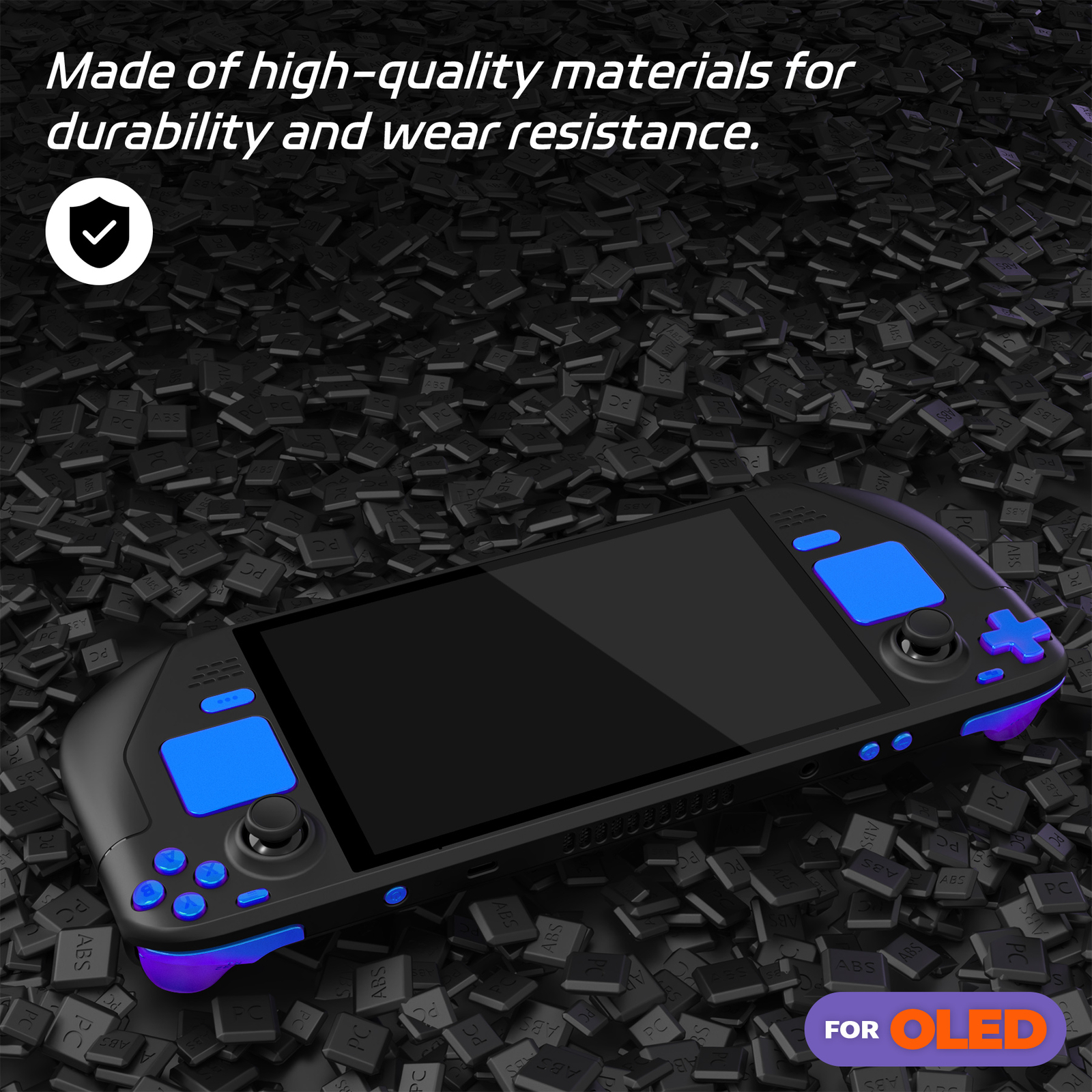 Replacement Full Set Buttons D-pad Triggers w/Tools for Steam Deck OLED Console