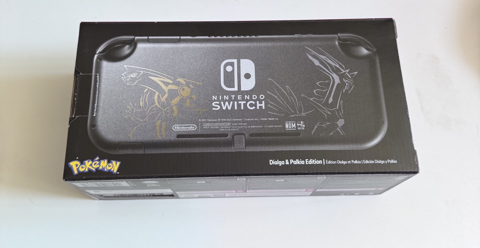 Pokemon Nintendo Switch Lite Dialga & Palkia Edition Console CIB Tested