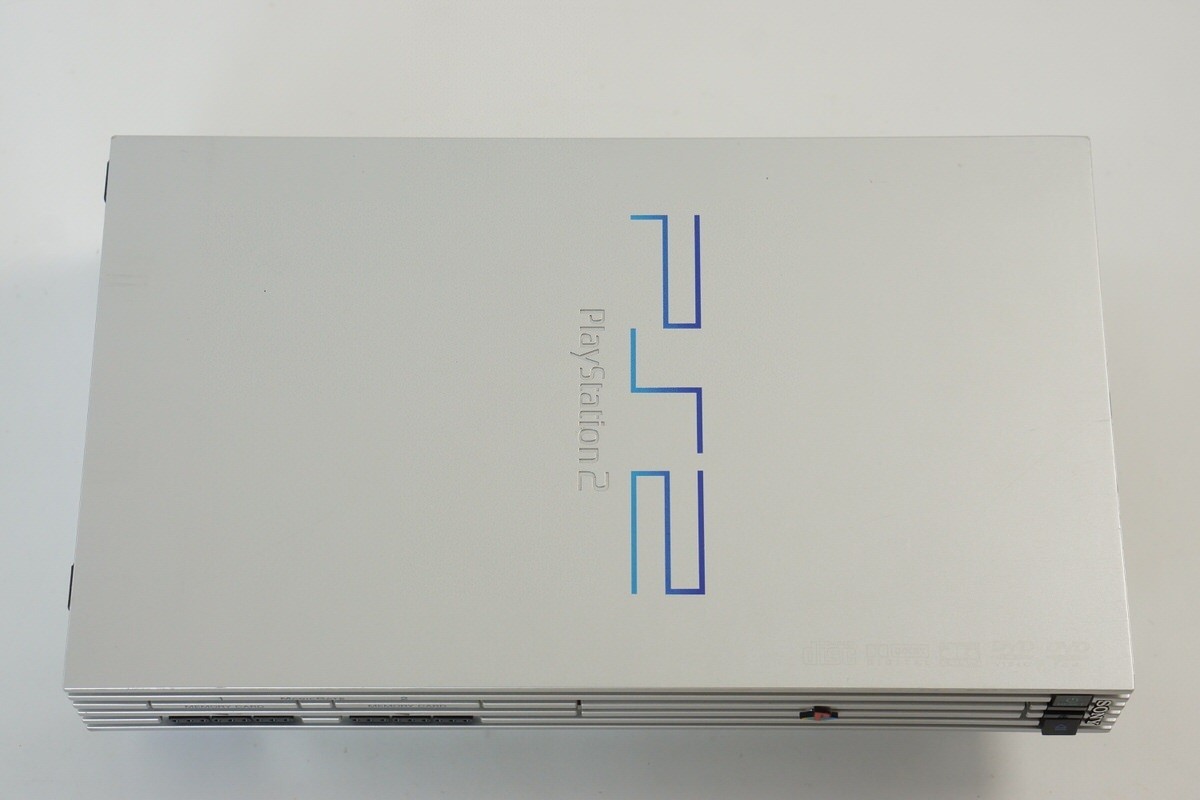 PS2 SILVER Console SCPH-50000 TSS Tested System Playstation 2 NTSC-J AJ2323851