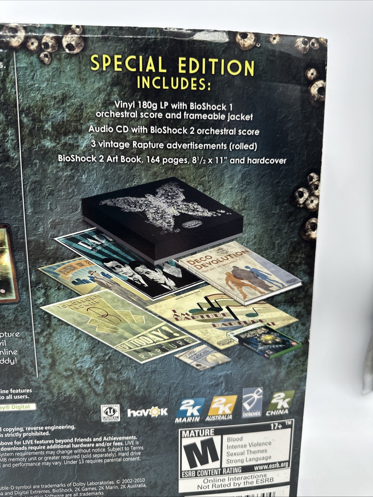 Bioshock 2 Special Edition Xbox 360 NIB Complete With Slipcover – Game Opened