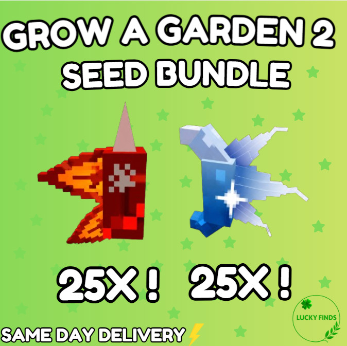 🔥Grow a Garden 2 Roblox✨25X Dragon Breath and 25X Moon Bloom | Fast & Easy