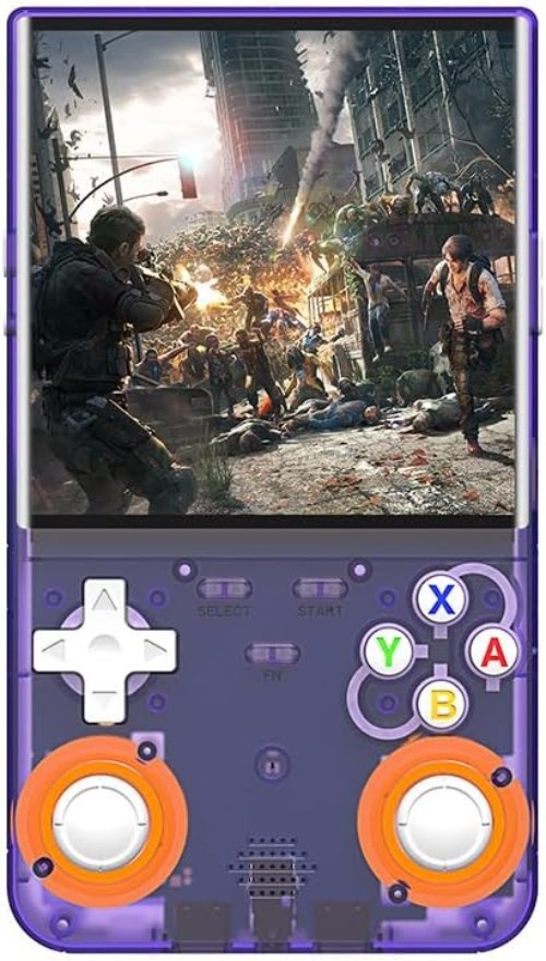Compact Retro Gaming Console with 40,000 Games and 3000mAh Rechargeable Battery