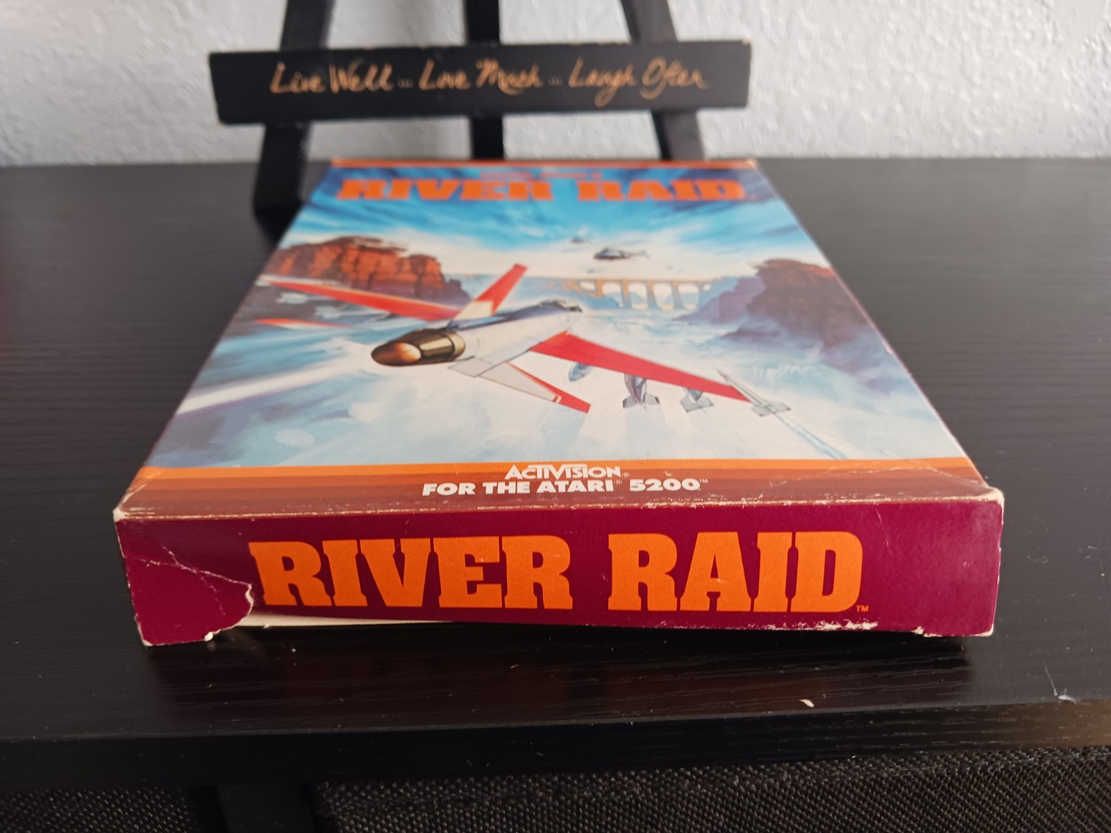 Carol Shaw’s River Raid Atari 5200 Activision W/ Catalog 1983 Vintage Tested