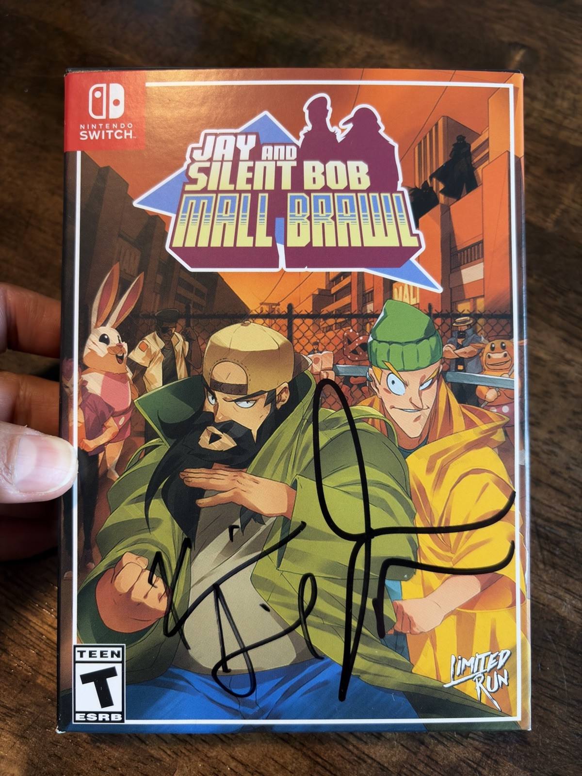 Jay and Silent Bob: Mall Brawl Nintendo Switch Limited Run Signed By both