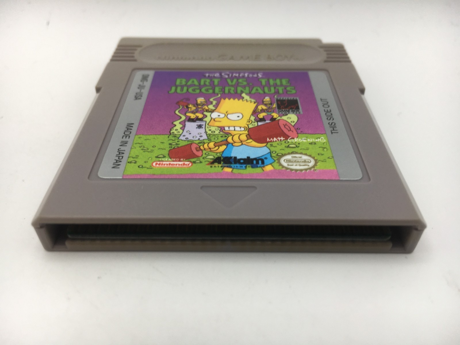 Game Boy 1992 – Bart Simpson vs. The Juggernauts Cartridge w/ Manual (Works)
