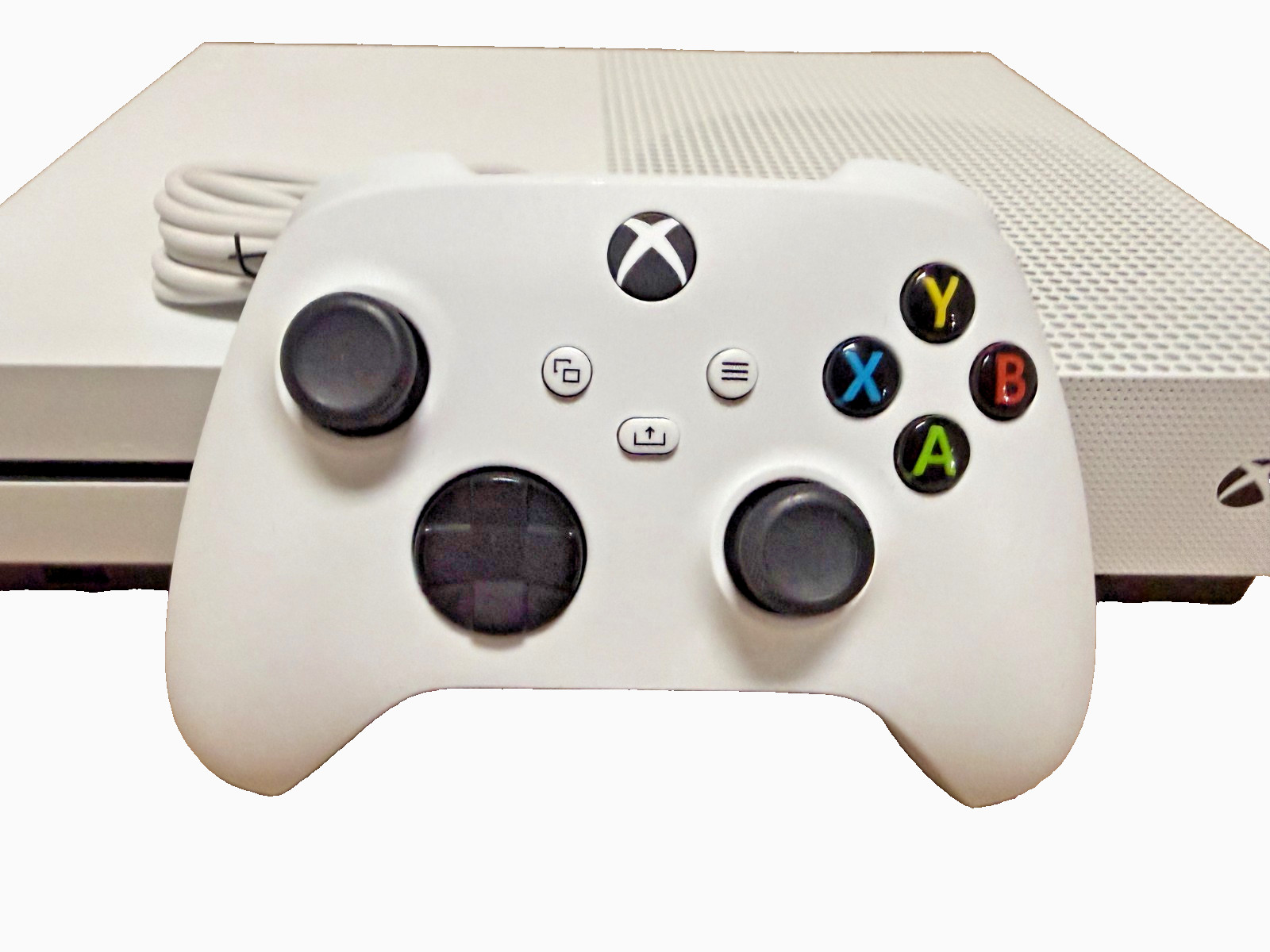 Microsoft Xbox One S 512GB Digital Console White with Wireless Controller 120FPS