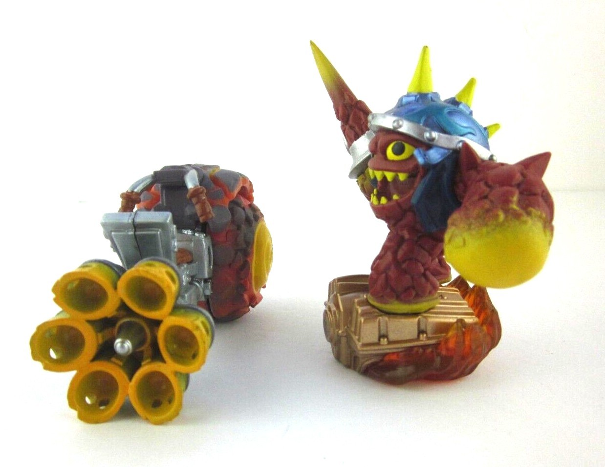 2 Skylanders Characters Figures Lava Lance & Burn Cycle 87536888 2015