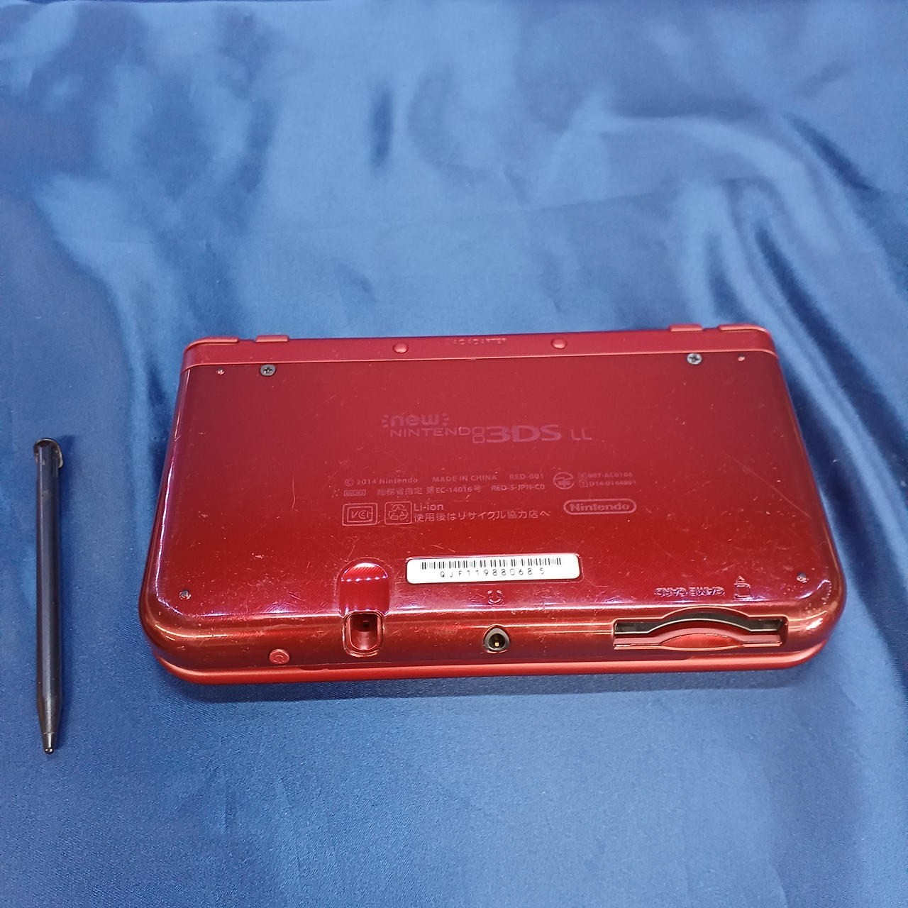 New Nintendo 3DS XL (LL) RED-001 Portable Console Tested A3412