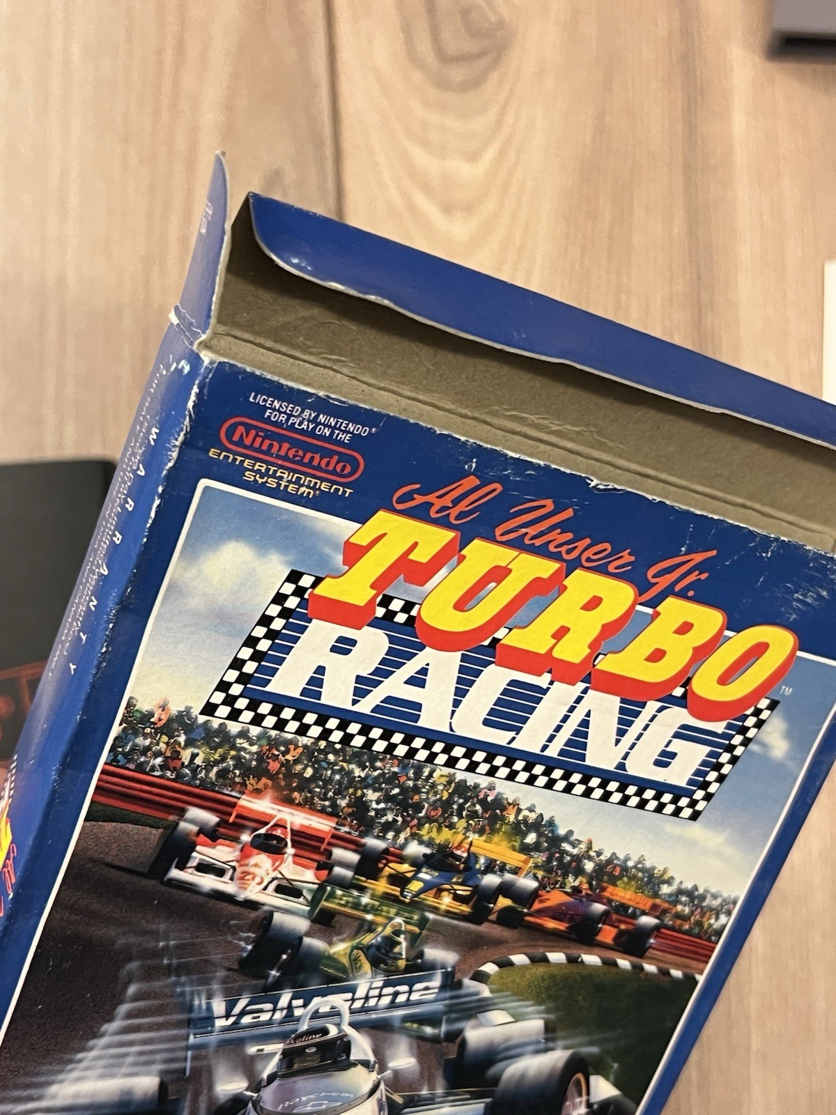 Al Unser Jr. Turbo Racing (Nintendo NES, 1990) CIB Complete Tested Works