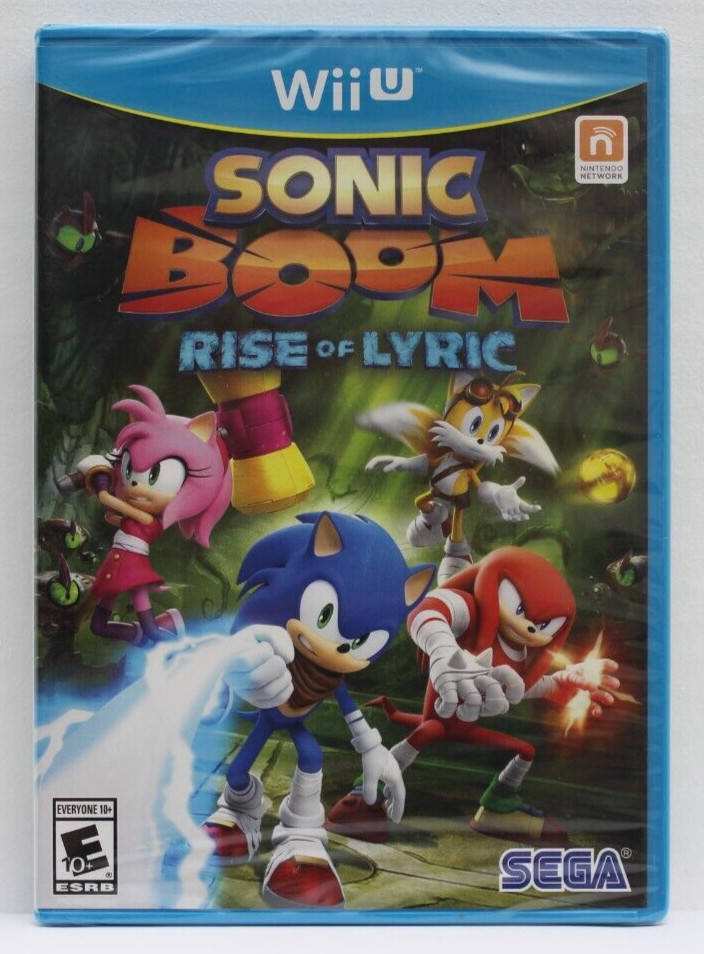 Sonic Boom: Rise of Lyric (Nintendo Wii U, 2014) Brand New Factory Sealed