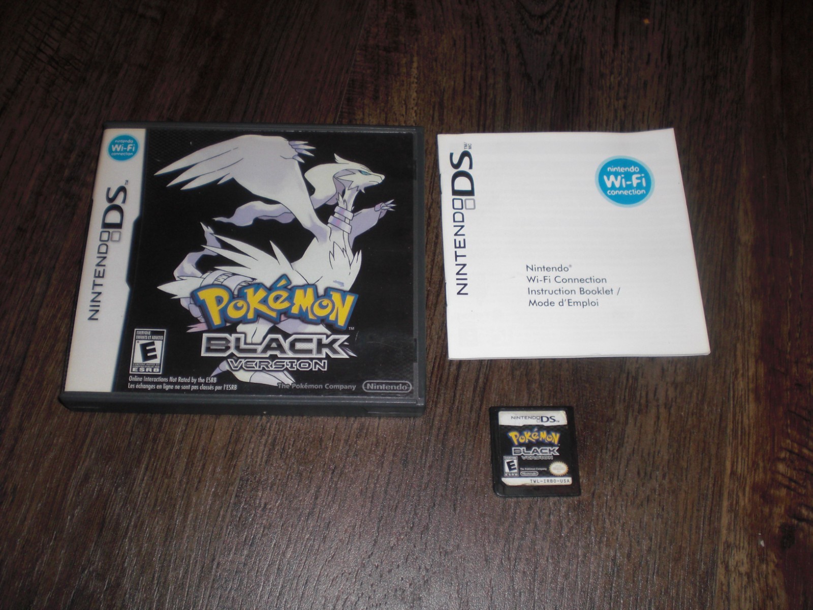 Pokemon Black Version 1 AUTHENTIC GENUINE Nintendo DS 3DS 2DS XL Missing Manual