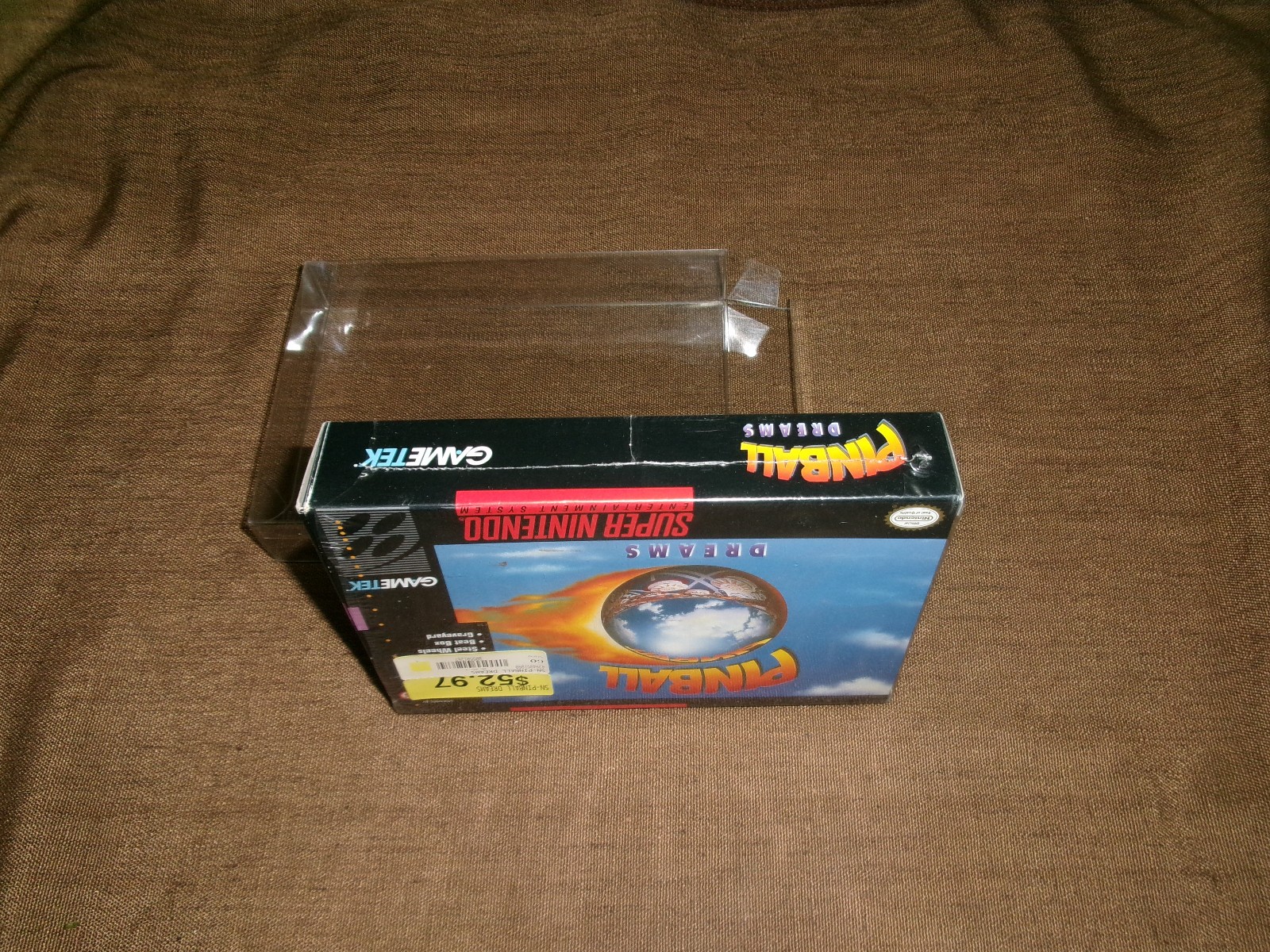 #673 Pinball Dreams (SNES, 1994) CIB (still in shrinkwrap) W/MANUAL Tested