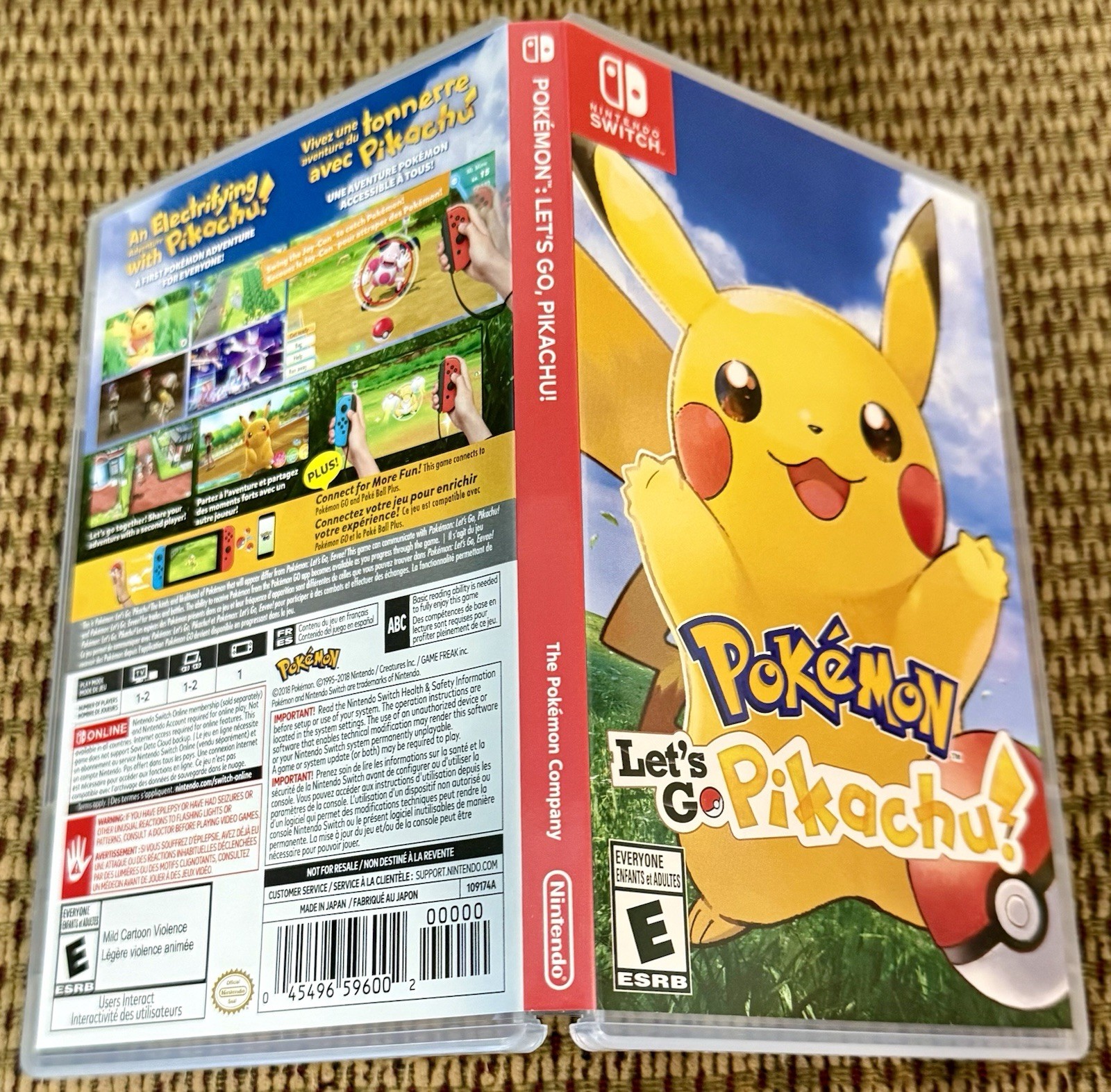 Pokemon Let’s Go Pikachu Box Set W/ Poke Ball Plus Nintendo Switch Complete